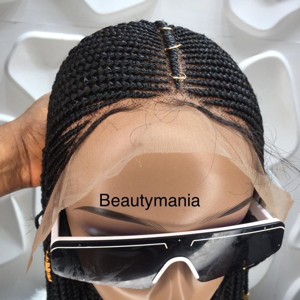 Braided wig on a Frontal